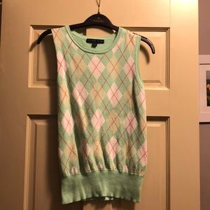 Argyle sweater vest